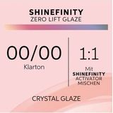 Wella Professionals Shinefinity Glaze Professionele haartoner, Nr. 00/00 - Crystal Glaze, 500 ml