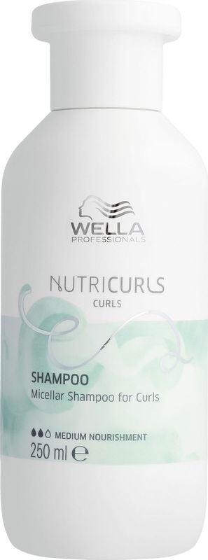 Wella Professionals - Nutricurls - Milde Micellaire Shampoo - 250 ml - Voor Krullend Haar