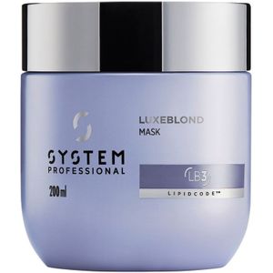 System Professional - LuxeBlond - Haarmasker - 250 ml - Voor Blond Haar