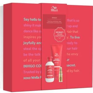 Wella Daily Care Color Brilliance Cadeauset Shampoo Fine / Normal Hair 300 ml + Conditioner Fine / Normal Hair 200 ml + Oil Reflections 30 ml