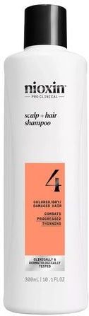 Nioxin - System 4 - Shampoo - Zacht - Voor Gekleurd en Beschadigd Haar - 300 ml