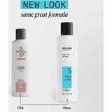 Nioxin - System 3 Cleanser Shampoo - Voor Gekleurd en Beschadigd Haar - 300ml