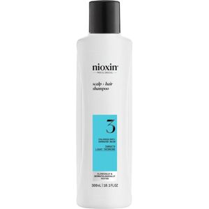 Nioxin - System 3 Cleanser Shampoo - Voor Gekleurd en Beschadigd Haar - 300ml