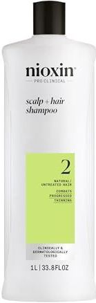 Nioxin - System 2 Cleanser Shampoo - 1000 ml - Professionele Shampoo