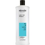 Nioxin - System 3 Cleanser Shampoo - 1000ml - Voor Gekleurd Haar