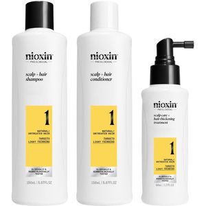 Nioxin - System 1 - Trial Kit - 3-delig - Onbehandeld Haar