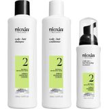 Nioxin - System 2 Trial Kit - Haargroeimiddelen - Set van 3 Producten