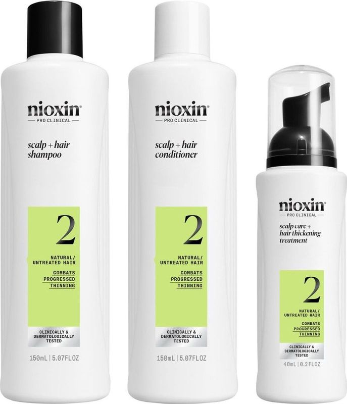 Nioxin - System 2 Trial Kit - Haargroeimiddelen - Set van 3 Producten