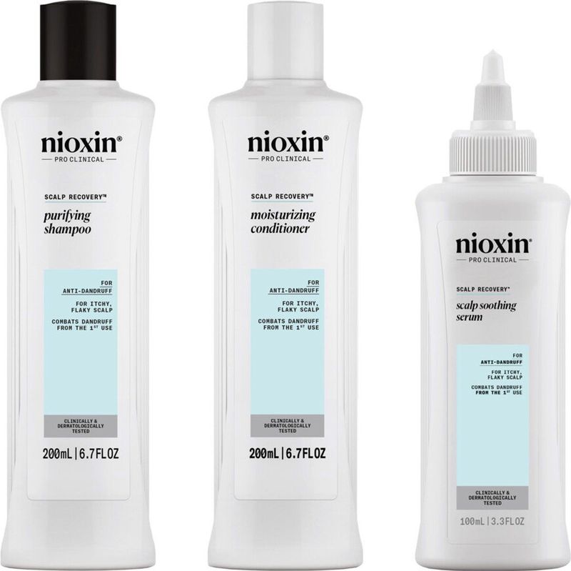 Nioxin - Scalp Recovery Kit - 200ml Shampoo - 200ml Conditioner - 100ml Treatment