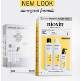 Nioxin - System 1 - Haarbehandeling - 300ml Shampoo - 300ml Conditioner - 100ml Scalp Treatment
