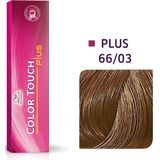 Wella - Color Touch Plus 66/03 - Haarkleuring - Donker Blond - 60 ml