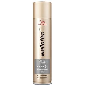 Wellaflex - Shine & Hold - Haarspray - 250 ml - Ultra Sterke Grip