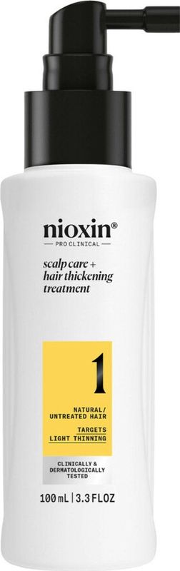 Nioxin - System 1 - Scalp Treatment - 100ml - Voor Normaal Tot Dun Haar