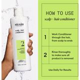 Nioxin - System 2 - Conditioner - 300ml - Vermindert haaruitval door breuk tot 91%
