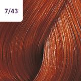 Wella Professionals - Color Touch Vibrant Reds 7/43 - Haarkleuring - Middenblond Roodgoud - 60 ml