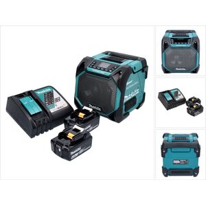 Makita DMR 203 - Bluetooth-luidspreker - IP64 - Inclusief 2x accu 6,0 Ah en oplader