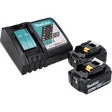Makita DMR 203 - Bluetooth-luidspreker - 12 V 18 V - IP64 - Inclusief 2x Accu 4.0 Ah en Lader