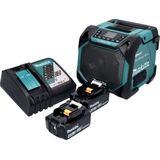 Makita DMR 203 - Bluetooth-luidspreker - 12 V 18 V - IP64 - Inclusief 2x Accu 4.0 Ah en Lader