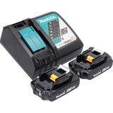 Makita DMR 203 RA Bluetooth-luidspreker 12 V 18 V IP64 + 2x oplaadbare accu 2.0 Ah + lader