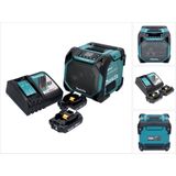 Makita DMR 203 RA Bluetooth-luidspreker 12 V 18 V IP64 + 2x oplaadbare accu 2.0 Ah + lader