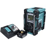 Makita - DMR 301 - Bouwplaatsradio - DAB / DAB+ / Bluetooth - Inclusief Accu 5.0 Ah en Lader