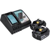 Makita - DMR 301 - Snoerloze Bouwplaatsradio - DAB / DAB+ / Bluetooth - Inclusief 2x Accu 3.0 Ah en Lader
