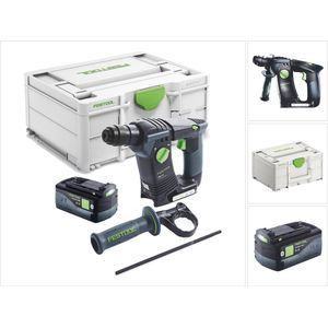 Festool BHC 18-Basic accuklopboormachine 18 V 1,8 J SDS Plus Brushless + 1x accu 5.0 Ah + Systainer - zonder oplader
