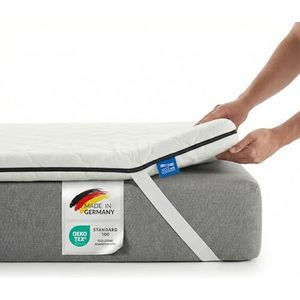 BedStory Matrastopper 90 x 190 cm, dikte 10 cm, traagschuim