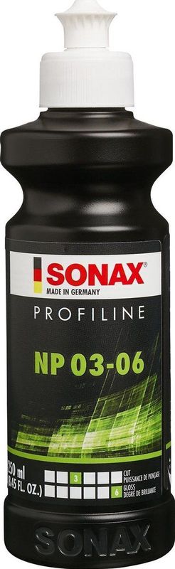 Sonax - Polijstmiddel - Zwart - Kunststof - 250 ml