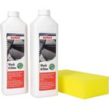 Sonax - Wash & Shine - Autoschampoo - Geconcentreerd - Set van 2 Flacons en Spons