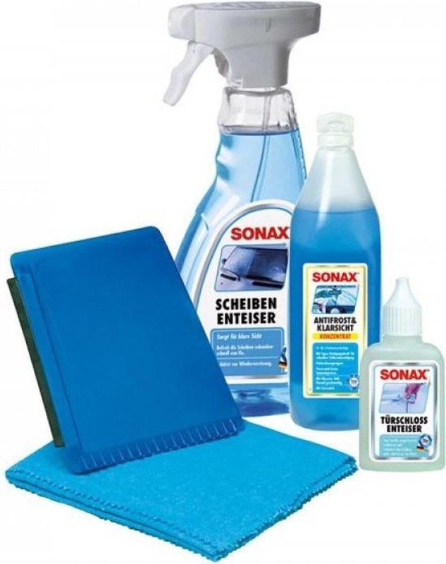 Sonax - Winterset 5-delig - Auto-onderhoud - Inclusief Slotontdooier en Ruitontdooier