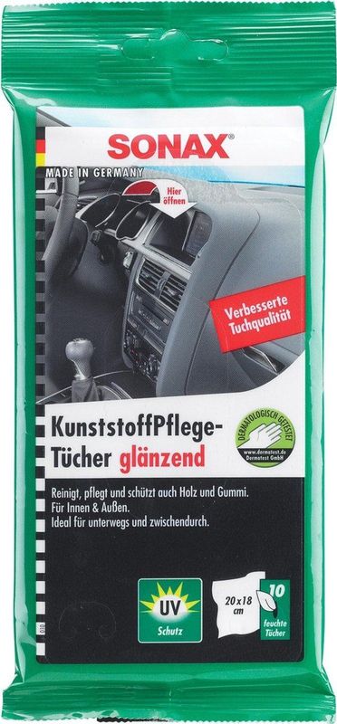 Sonax - Interieur Kunststofonderhoudsdoeken - 10 Stuks