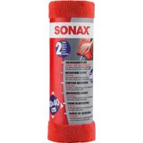 Sonax - Microvezeldoek - Poetsdoek - Blauw - 40x40cm - 2 Stuks