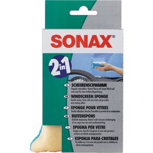Sonax - Ruitenspons - Groen - Blauw - Twee-in-één Ontwerp