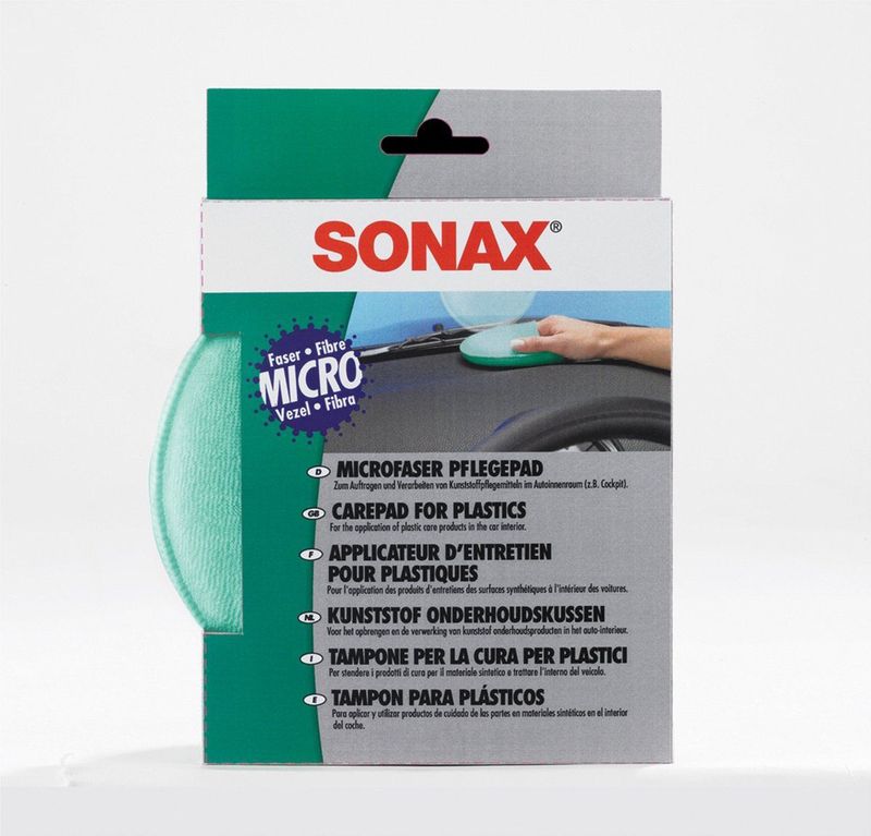 SONAX - Hand Applicator Pad - Microvezel - Geschikt voor Auto Wax en Lederverzorging