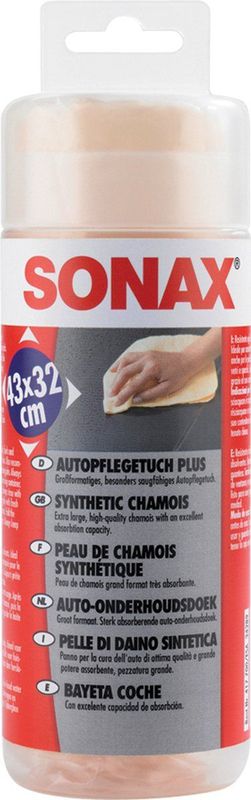 Sonax - Zeem in Koker - Oranje - Synthetisch - Inhoud: 1 Stuk