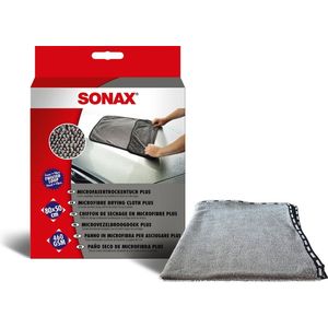 Sonax - Microvezel Schoonmaakdoek - Grijs - 80 x 50 cm - Microvezel