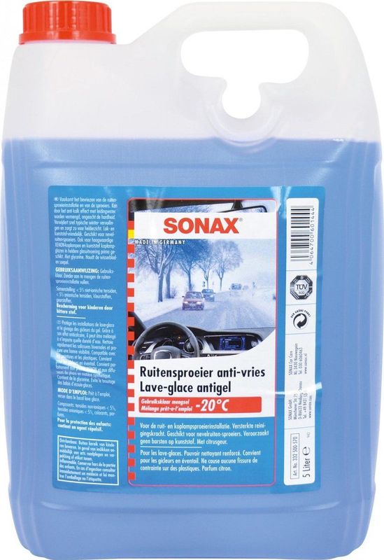 Sonax - Ruitenwisservloeistof - Anti-vries -20°C - 5L