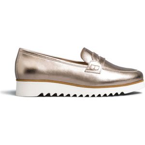 NeroGiardini E012075D Instappers - Brons - Leer Combi