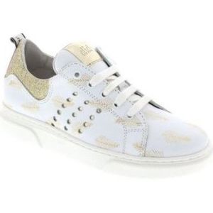 Clic! - GLITTER LEAF B - Sneakers - Wit - Leer Combi
