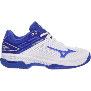 Mizuno - Wave Exceed Tour 4 CC - Sneakers - Wit - Textiel