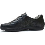 Waldläufer - 496013 - Veterschoenen - Zwart - Leer