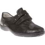 Waldläufer - 496301 - Klittenbandschoenen - Zwart - Leer