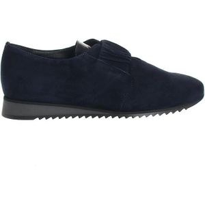 Volare - Blue - Instappers - Blauw - Suède - Leer