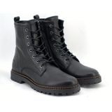 Giga - G3518 - Veterschoenen - Zwart - Leer