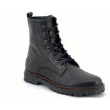 Giga - G3518 - Veterschoenen - Zwart - Leer