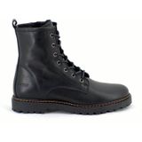 Giga - G3518 - Veterschoenen - Zwart - Leer