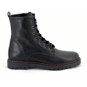Giga - G3518 - Veterschoenen - Zwart - Leer