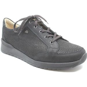 Finn Comfort - 02377 Pordenone - Veterschoenen - Zwart - Leer