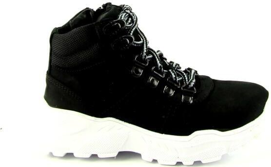 Track Style - 589 Sneakers - Zwart - Leer Combi